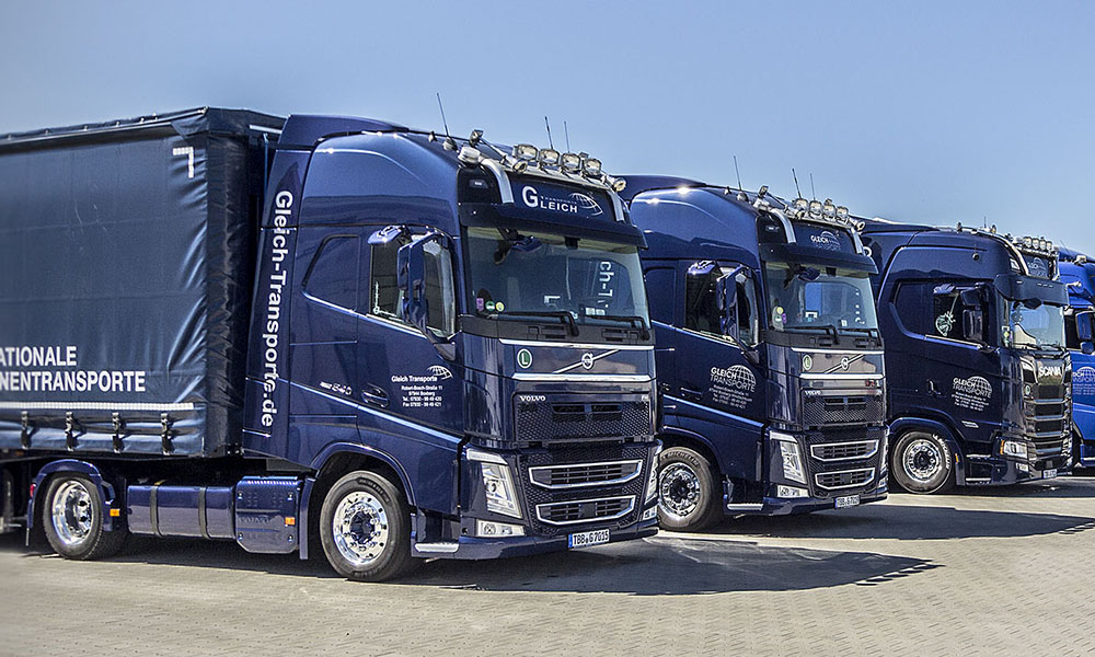Gleich Transporte Fuhrpark